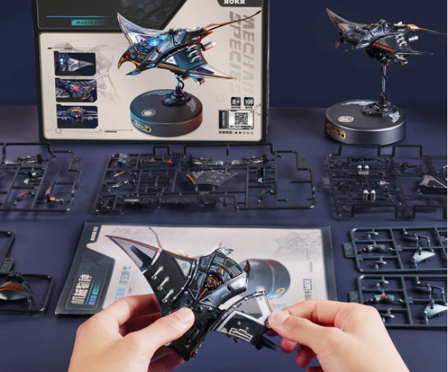 Механічна 3D-модель-пазл ROKR Manta Ray Mechanical 3D Puzzle Kit MI06